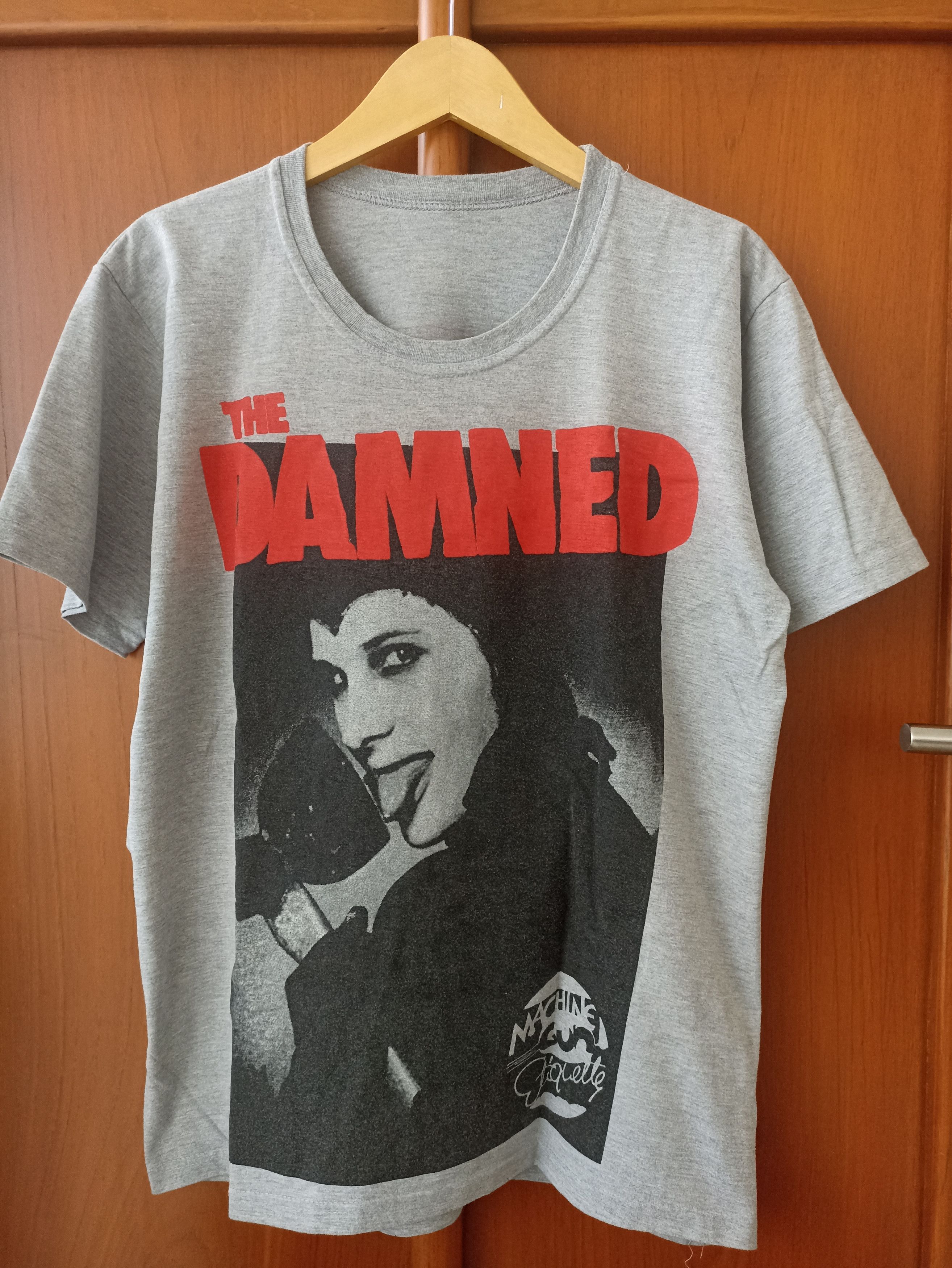 image of Archival Clothing x Band Tees The Damned in Grey, Men's (Size Large)