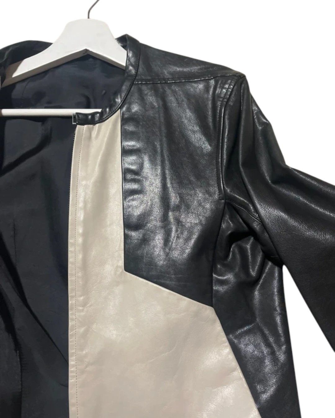 Rick Owens SS 2012 NASKA CALFSKIN LEATHER JACKET Size US S / EU 44-46 / 1 - 3 Thumbnail