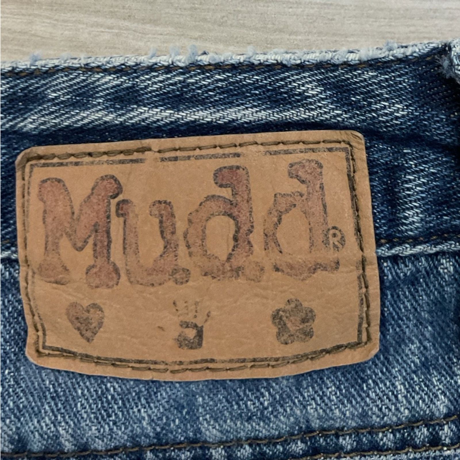 Vintage Mudd Denim Blue Jean Shorts Size 32" / US 10 / IT 46 - 3 Thumbnail