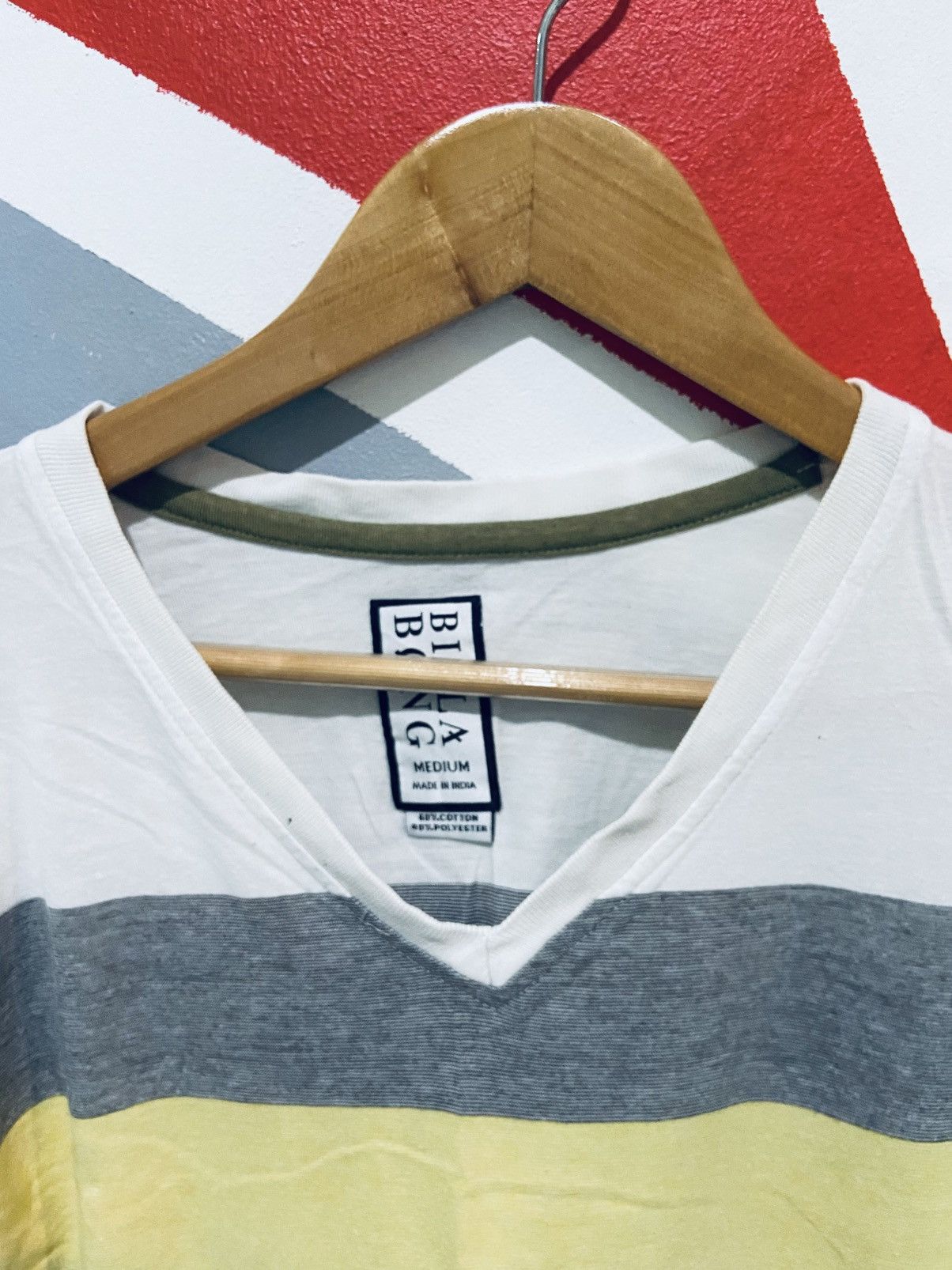 Billabong Billabong V Neck Stripe Tee Size US M / EU 48-50 / 2 - 4 Thumbnail
