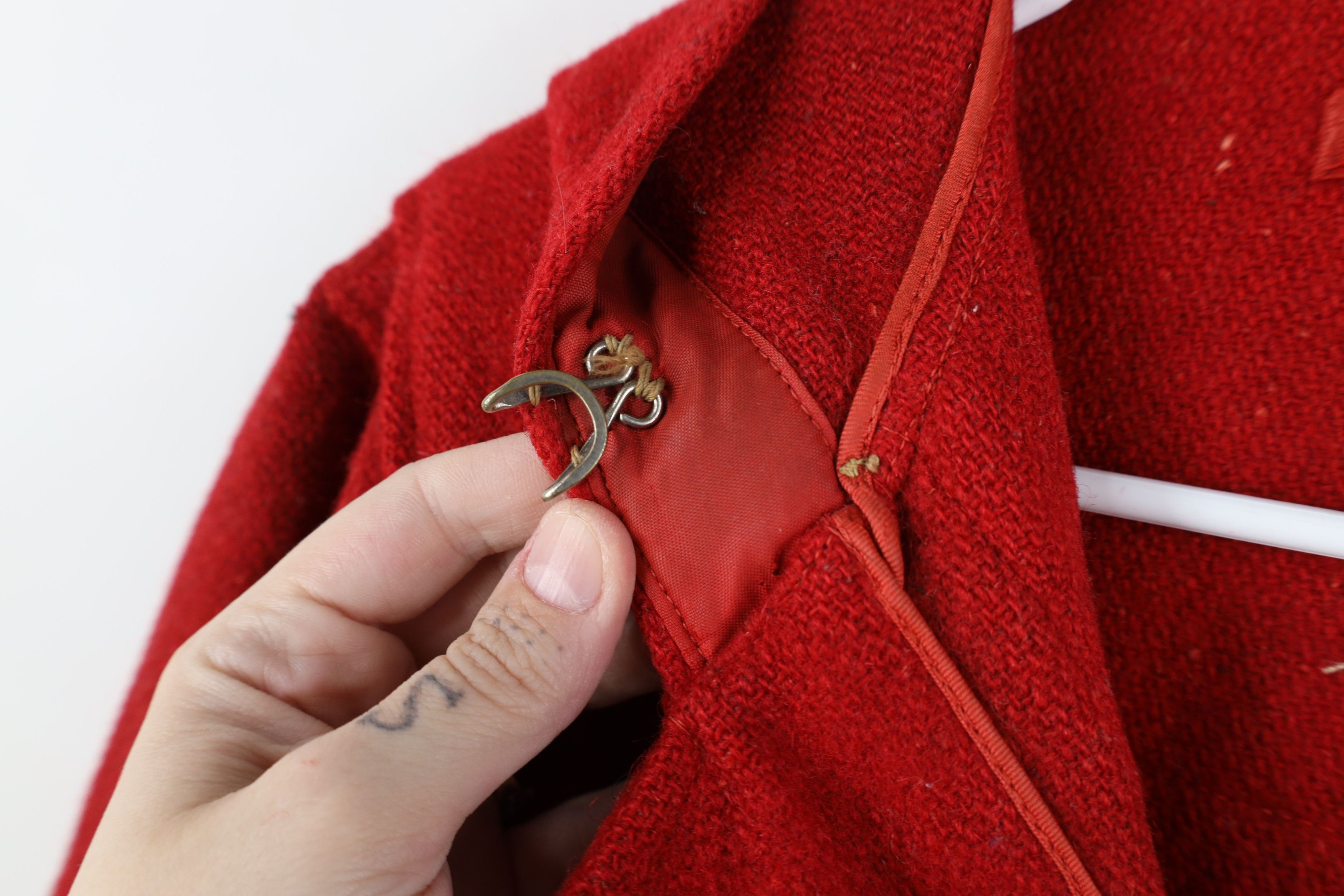 Vintage Vintage 50s Streetwear Toggle Button Hooded Parka Jacket USA Size US XXL / EU 58 / 5 - 13 Thumbnail