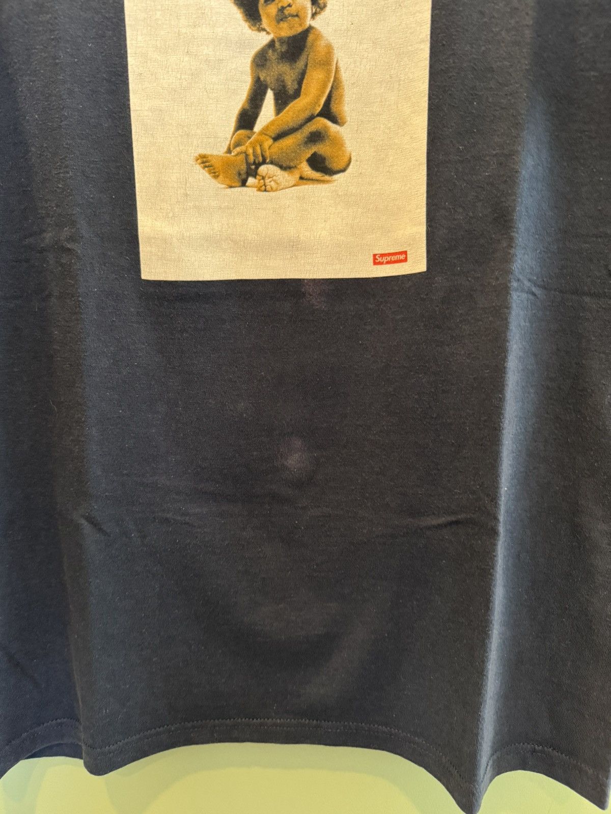 Supreme Supreme Biggie Smalls Photo Tee Navy FW2011 Size US M / EU 48-50 / 2 - 3 Thumbnail