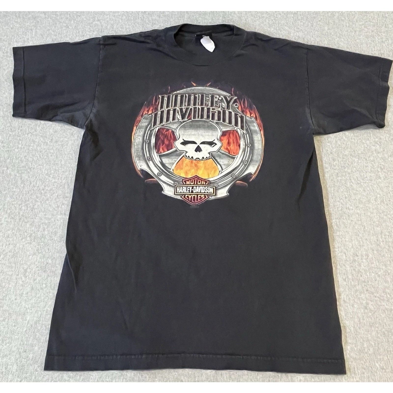 Harley Davidson Vintage shirt Harley Davidson Las Vegas NV Black USA Large Size US L / EU 52-54 / 3 - 1 Thumbnail