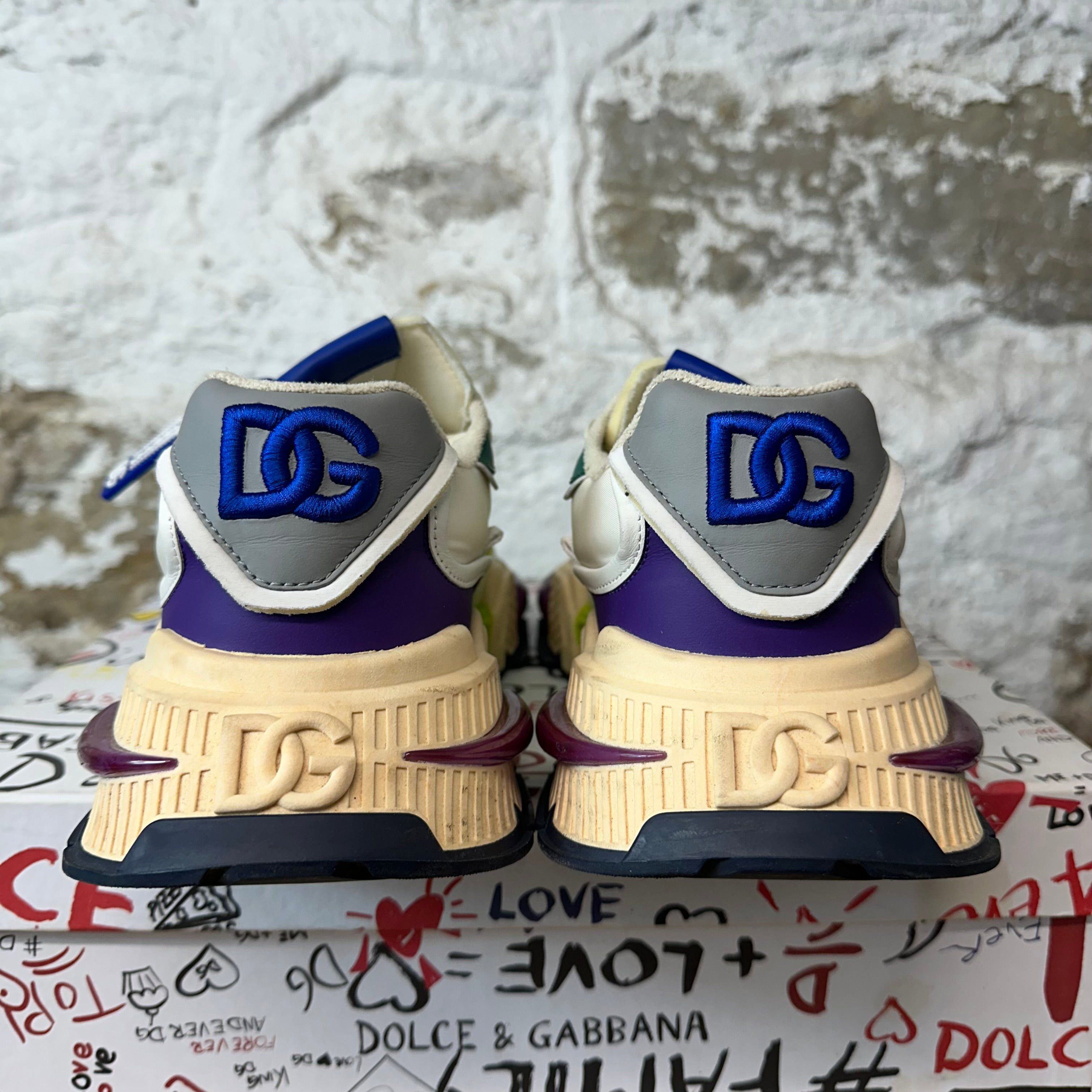 Dolce & Gabbana Dolce Gabbana Multicolor Air Master White Sneaker Sz 11 (44) Size US 11 / EU 44 - 5 Thumbnail