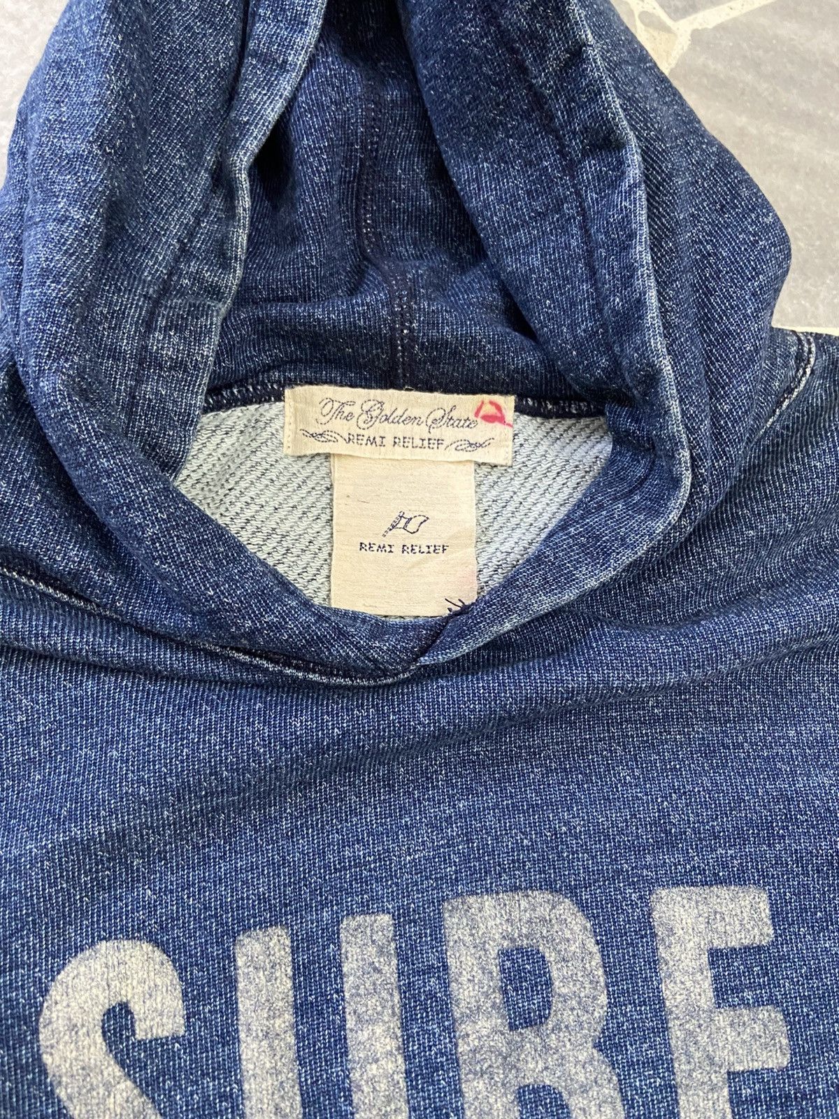 Japanese Brand Remi Relief Indigo Surf Hoodie Size US M / EU 48-50 / 2 - 10 Thumbnail