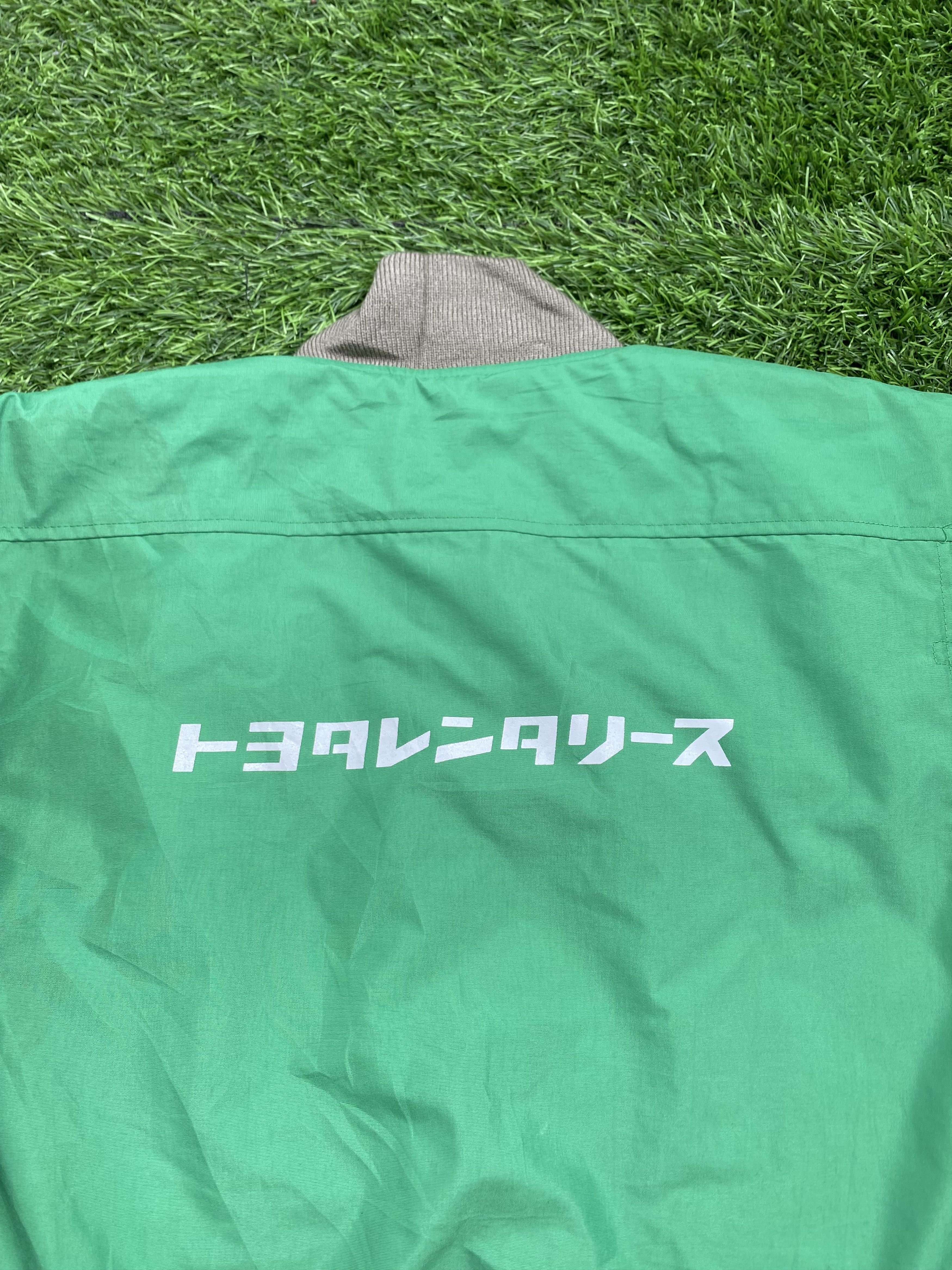 Japanese Brand Vintage Toyota Tecno Bomber Jacket Japan Spellout Size US L / EU 52-54 / 3 - 3 Thumbnail