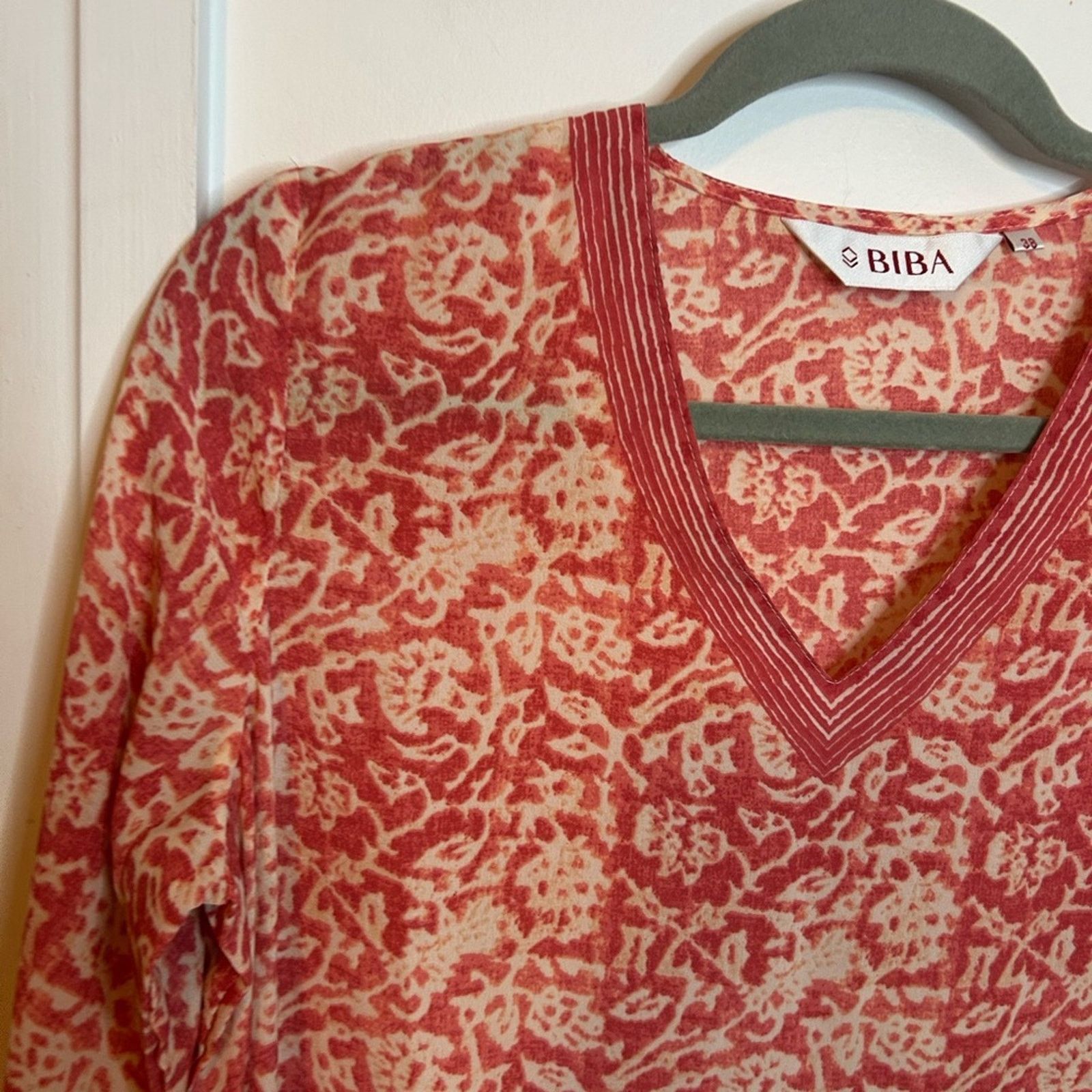 Other UK Biba Bohemian Long Sleeve Tunic Top Size XL / US 12-14 / IT 48-50 - 5 Thumbnail