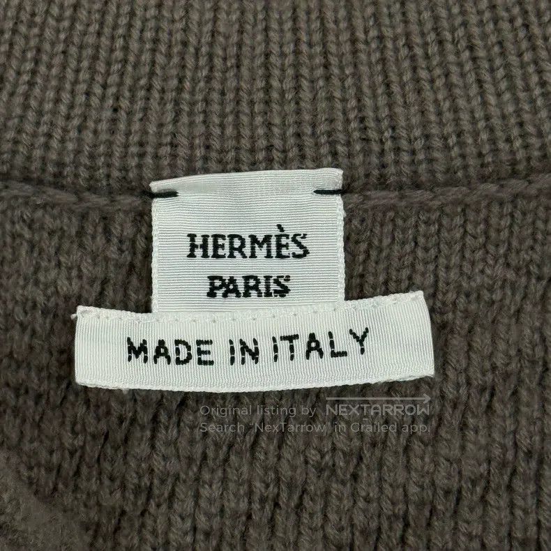 Hermes Hermes Brown Cashmere Zip-Up Cardigan Size XS / US 0-2 / IT 36-38 - 5 Thumbnail