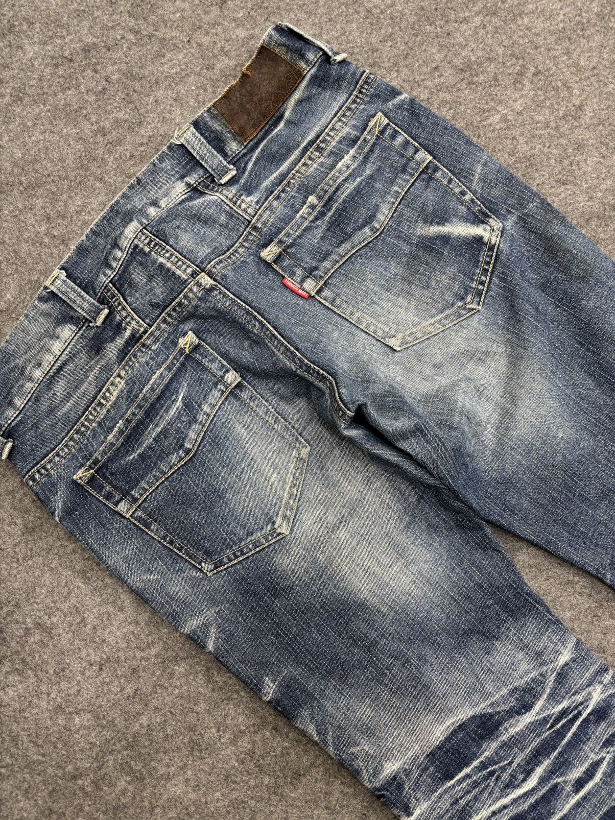 Tornado Mart 💥Bell Bottom💥Tornado Mart Crazy Claw Mark Denim F621 Size 33" - 21 Thumbnail