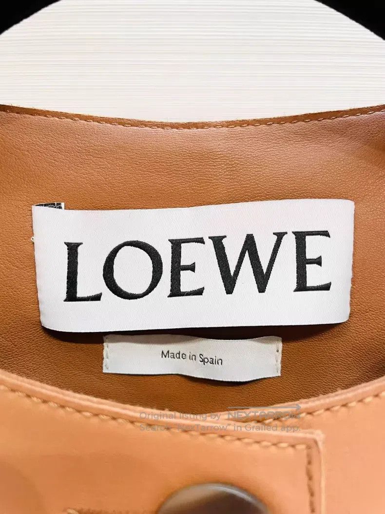 Loewe Loewe Mid-length color-blocked leather jacket Size XS / US 0-2 / IT 36-38 - 3 Thumbnail