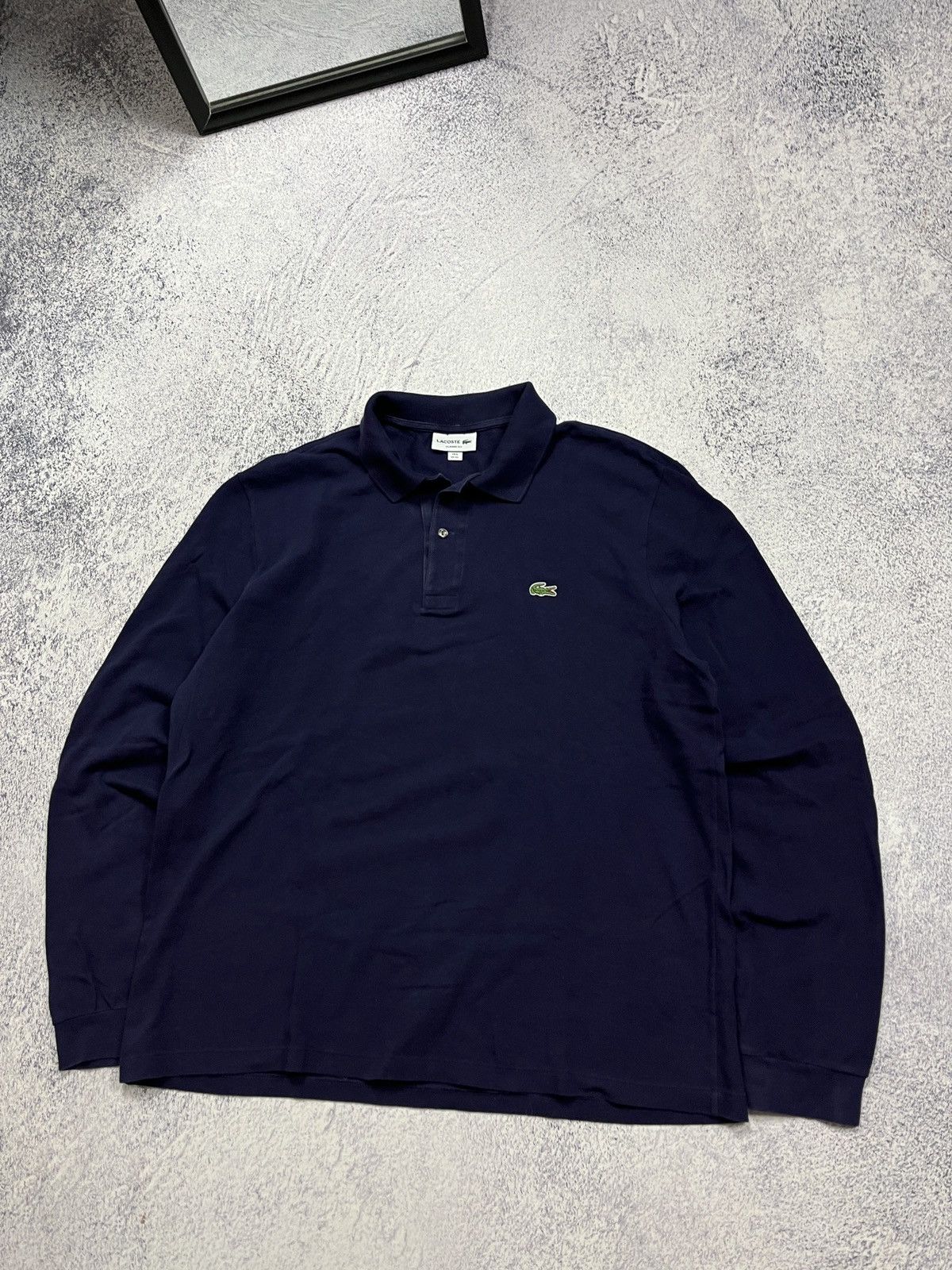 Lacoste × Vintage Lacoste Y2k Longsleeve Rugby Polo Shirt Chief Keef Size US XL / EU 56 / 4 - 2 Thumbnail