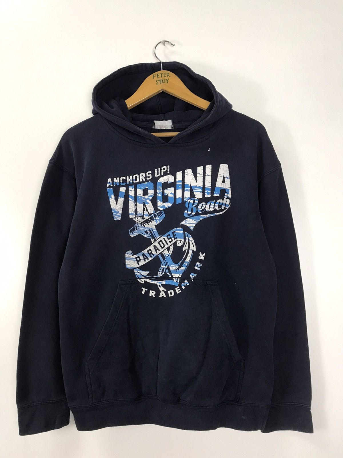 Vintage Vintage Virginia Beach hoodie Size US L / EU 52-54 / 3 - 1 Thumbnail