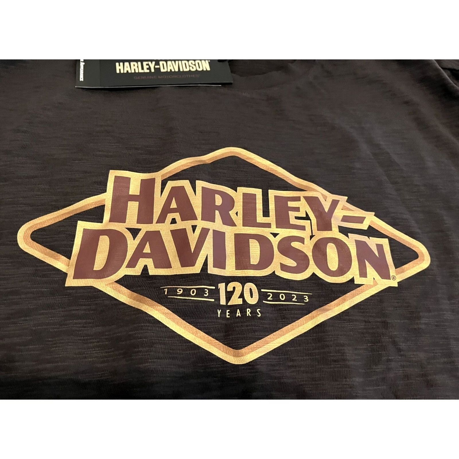 Harley Davidson HARLEY-DAVIDSON 120th Anniversary Long Sleeve Shirt Mens 3XL NWT Dark Gray Graphic Print Biker USA Shirt Size US XXL / EU 58 / 5 - 4 Thumbnail