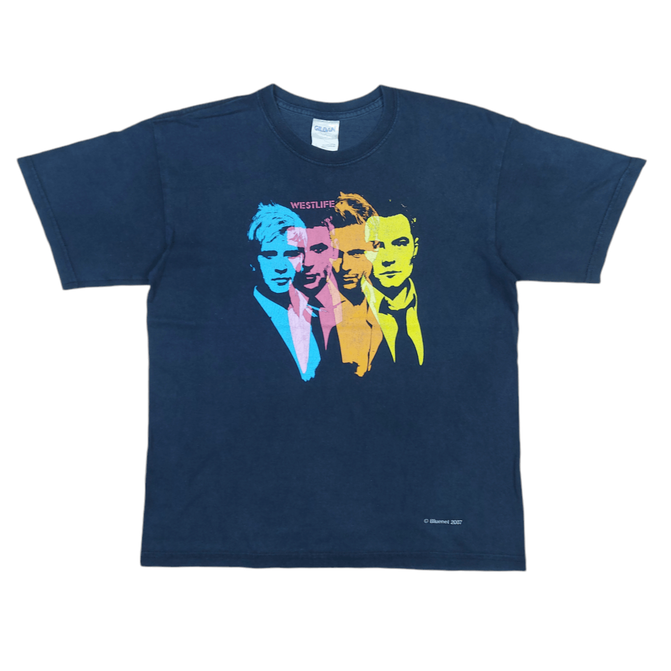 Band Tees × Vintage Vintage WestLife 2007 The Love Tour Bluenet Double-Sided TEE Size US S / EU 44-46 / 1 - 2 Thumbnail