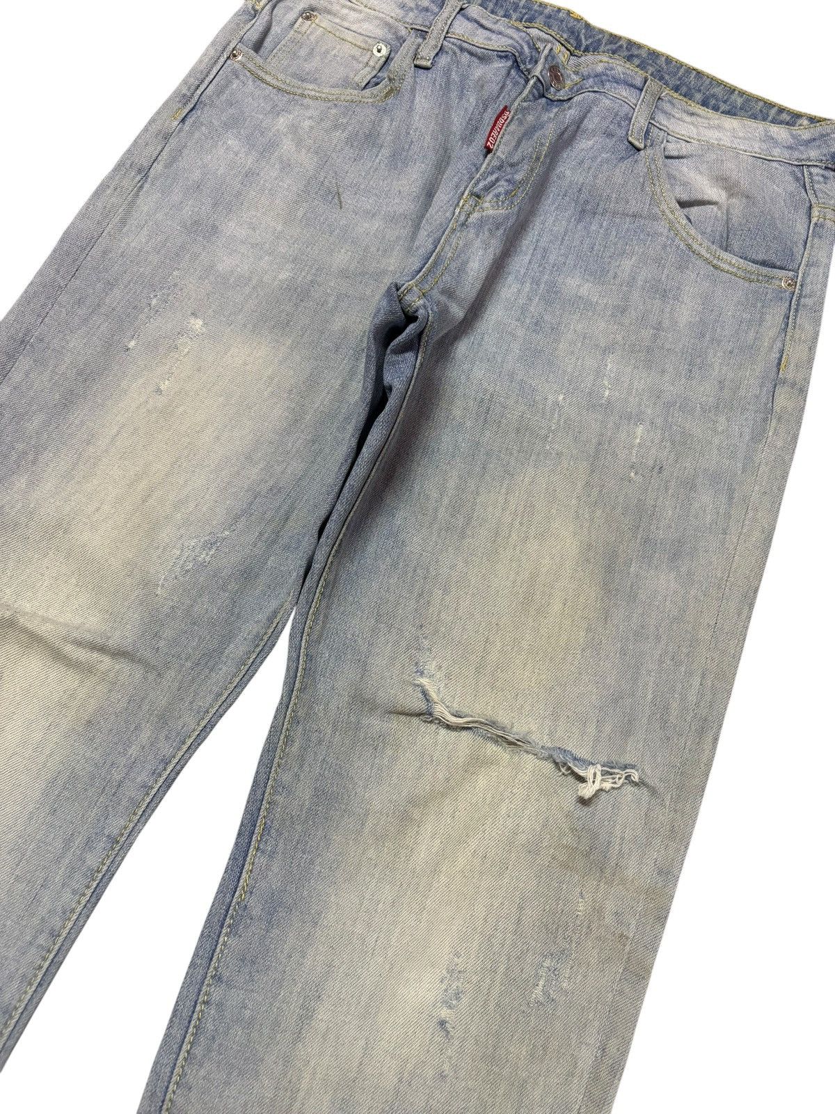 Dsquared2 Vtg Dsquared2 Selvedge Distressed Jeans Size US 32 / EU 48 - 6 Thumbnail
