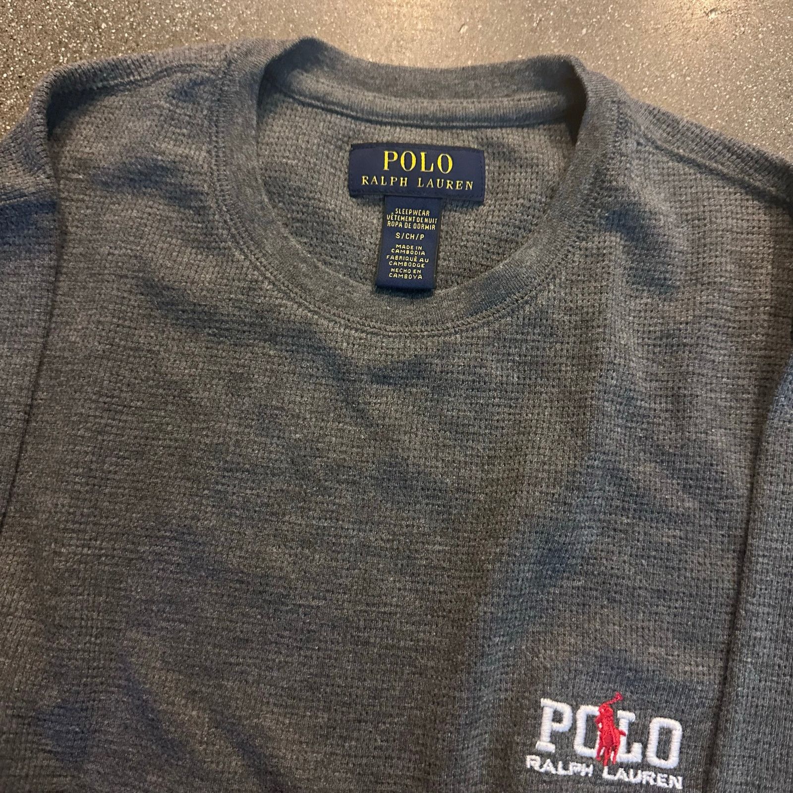 Polo Ralph Lauren polo ralph lauren long sleeve shirt thermal pony spell out Size US S / EU 44-46 / 1 - 3 Thumbnail