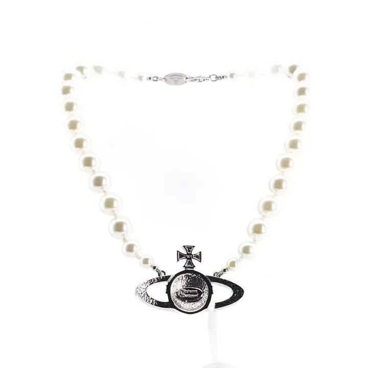 Vivienne Westwood Vivienne Westwood One Row Pearl Choker Necklace -2507 Size ONE SIZE - 2 Thumbnail