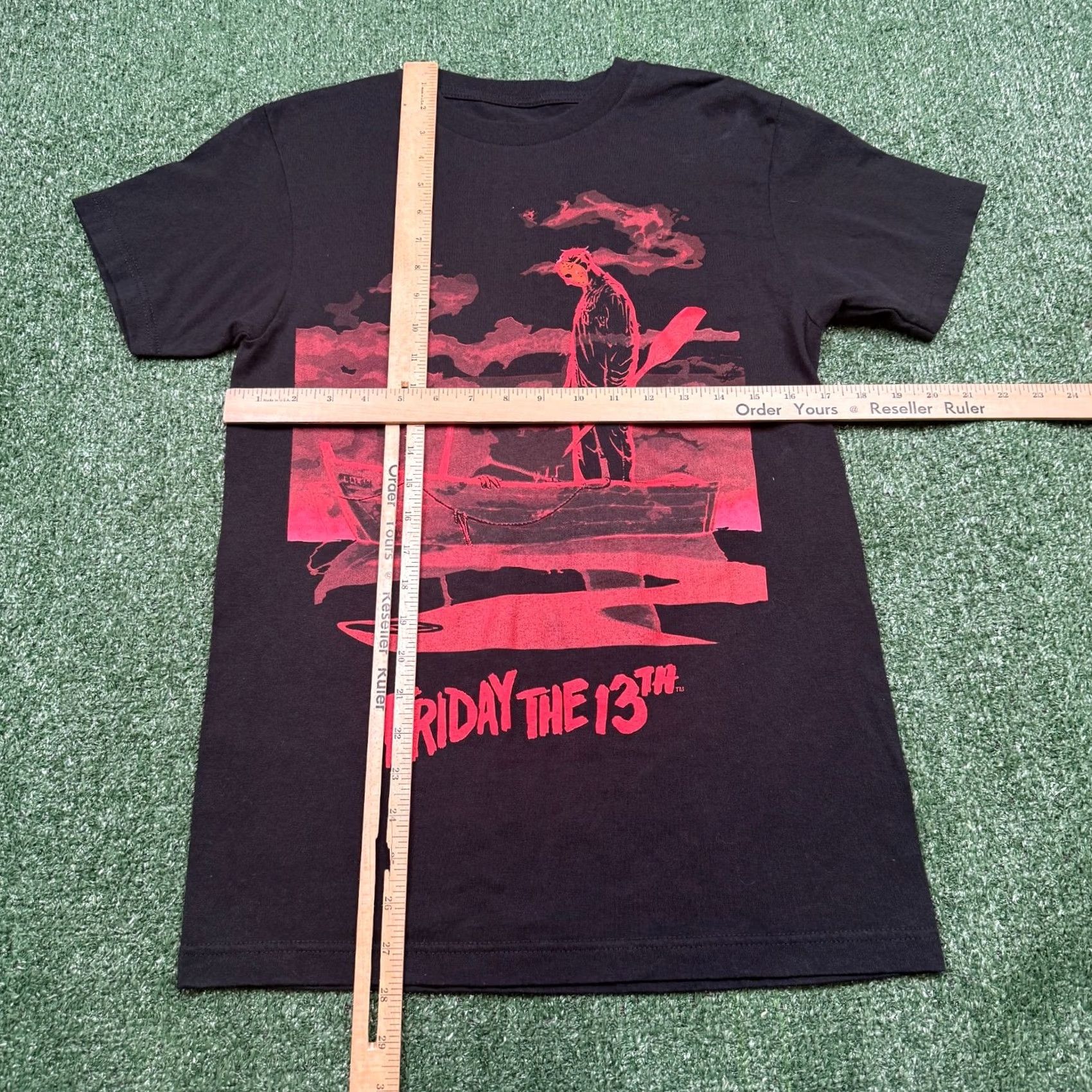 Vintage Friday The 13th Graphic T Shirt Men's S Black Short Sleeve Movie Tee Size US S / EU 44-46 / 1 - 3 Thumbnail
