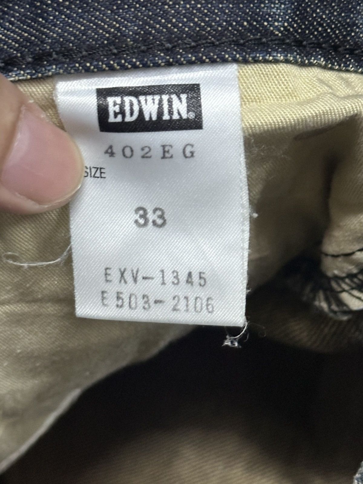 Edwin Edwin XV Edge Vintage Baggy Wideleg and Mudwash Size US 35 - 9 Thumbnail