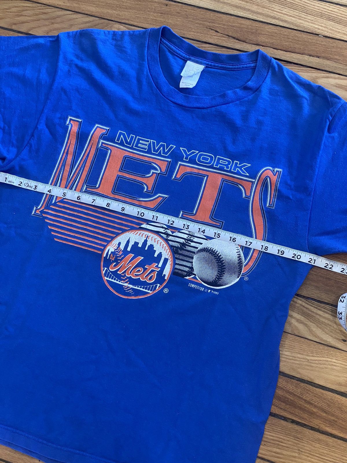 Vintage NY Mets vintage Tshirt 1993 Large Size US L / EU 52-54 / 3 - 4 Thumbnail