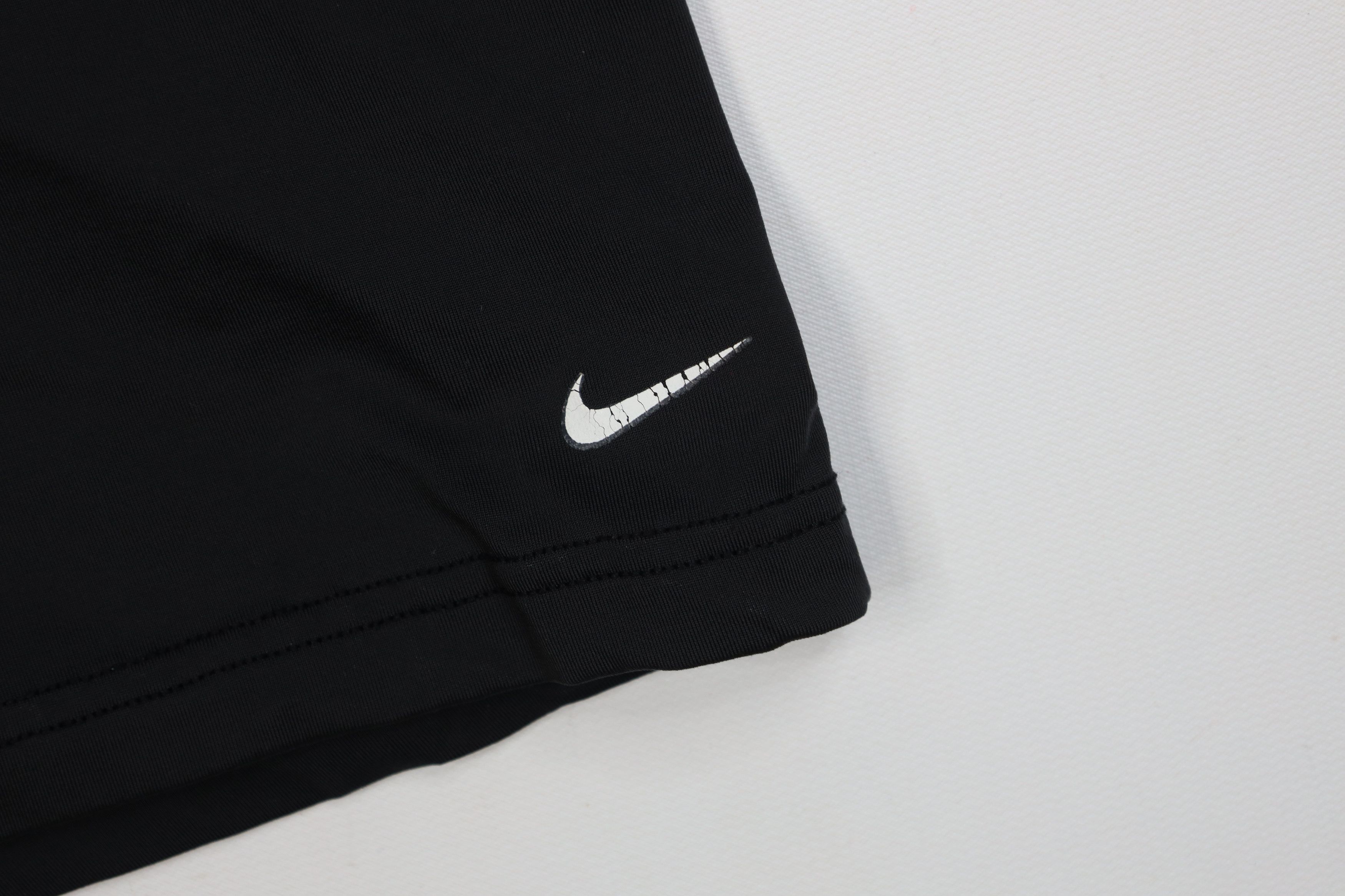 Nike Vintage Y2K Nike Mini Swoosh Spandex Shorts Booty Black Size 26" / US 2 / IT 38 - 5 Thumbnail
