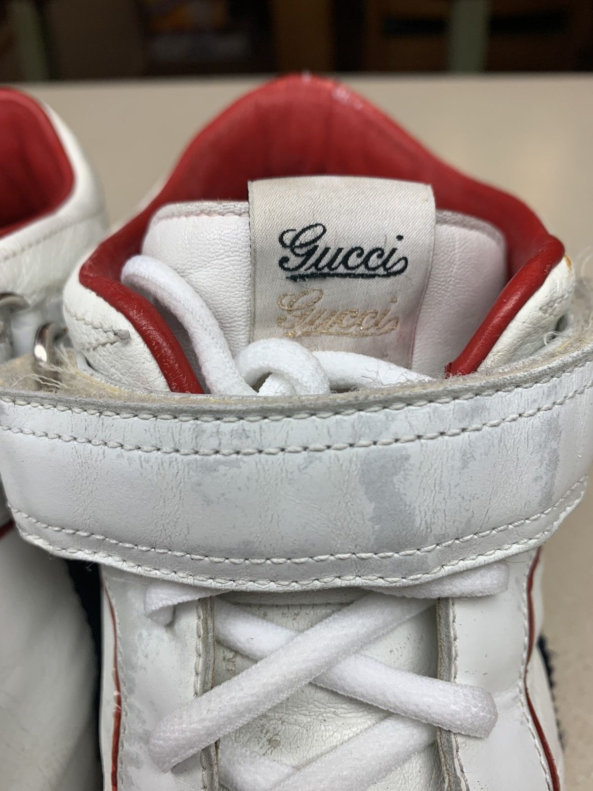 Gucci Gucci High-Top Lace-Up Sneakers 10.5 Size US 10.5 / EU 43-44 - 3 Thumbnail