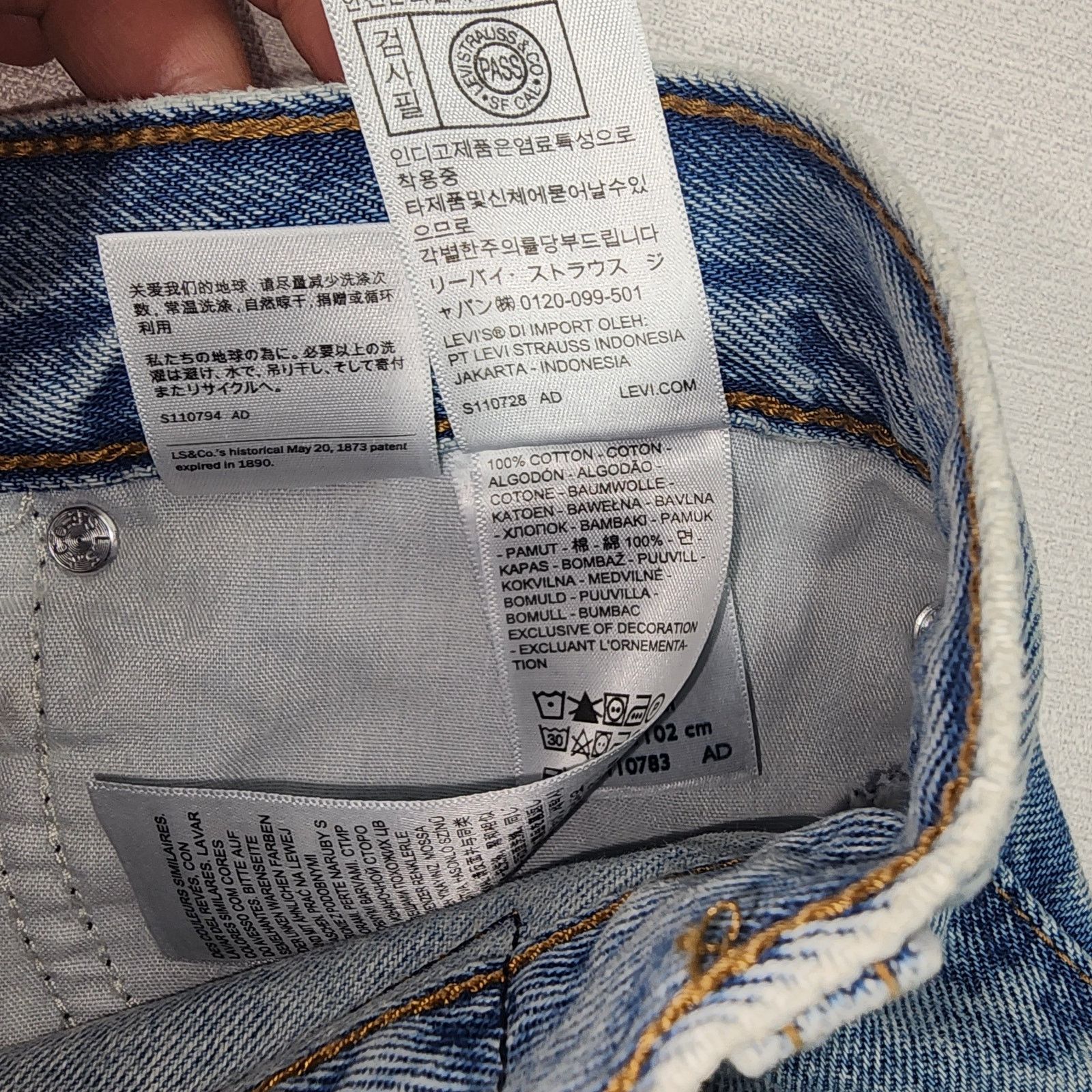 Levi's Levi's 94 baggy mid rise loose hips and thigh W30''x L31'' Size 30" / US 8 / IT 44 - 11 Thumbnail