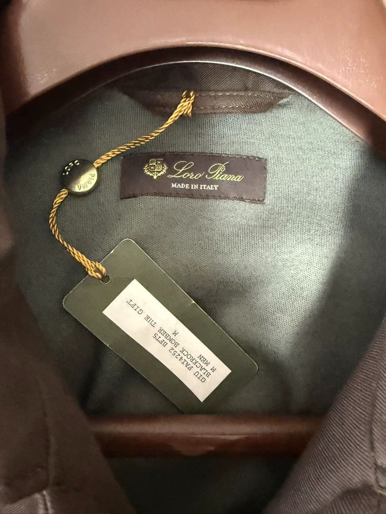 Loro Piana LORO PIANA Men's Black Stone Executive Jacket Size US M / EU 48-50 / 2 - 5 Thumbnail