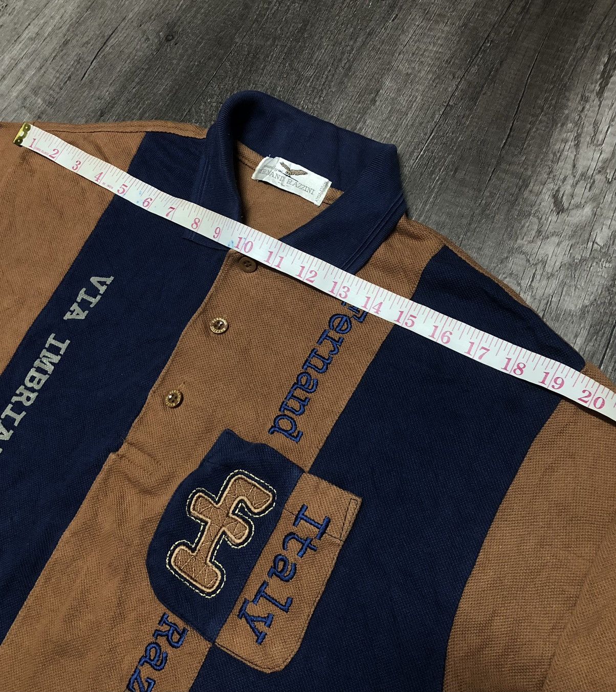 Designer × Vintage VINTAGE DESIGNER FERNAND RAZZINI POLO SHIRT LONG SLEEVE Size US L / EU 52-54 / 3 - 14 Thumbnail