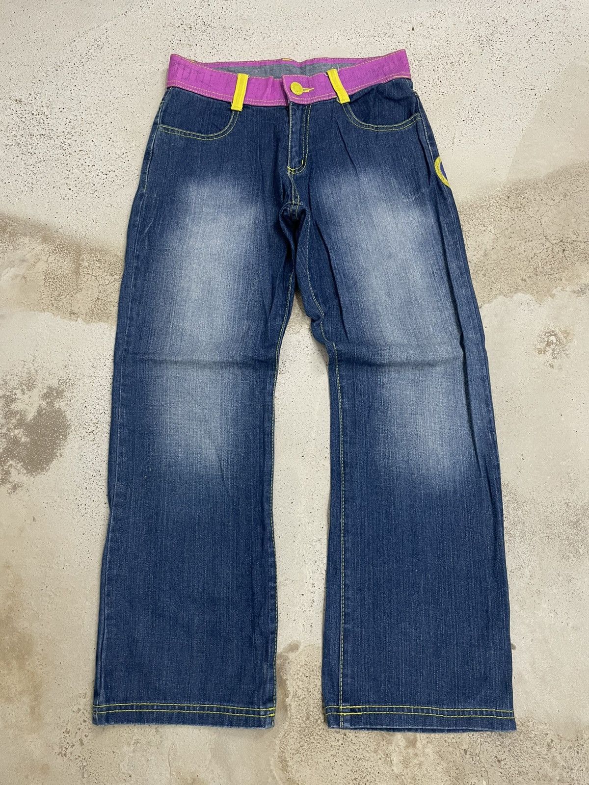 Hysteric Glamour Blue Angel Graffiti Painting Y2K Clone Devgru Style Surf Size US 27 - 10 Thumbnail