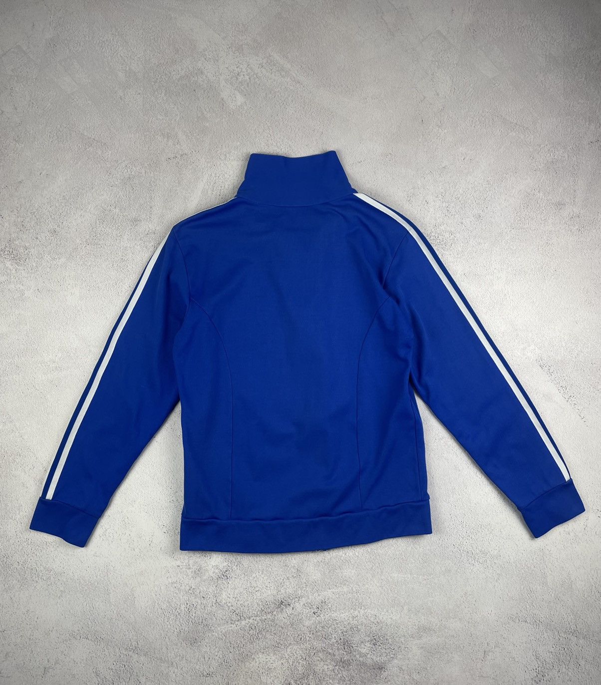Adidas Vintage Adidas 80s 90s Made in Hong Kong Blue Track Jacket Size US M / EU 48-50 / 2 - 7 Thumbnail