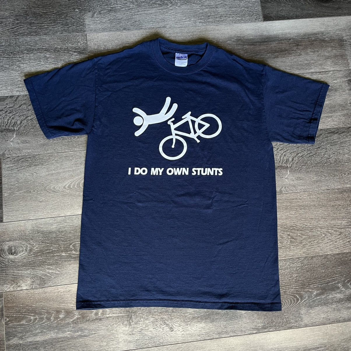 Vintage Vintage Y2K I Do My Own Stunts Fakemink Parody Humor T Shirt Size US M / EU 48-50 / 2 - 1 Thumbnail