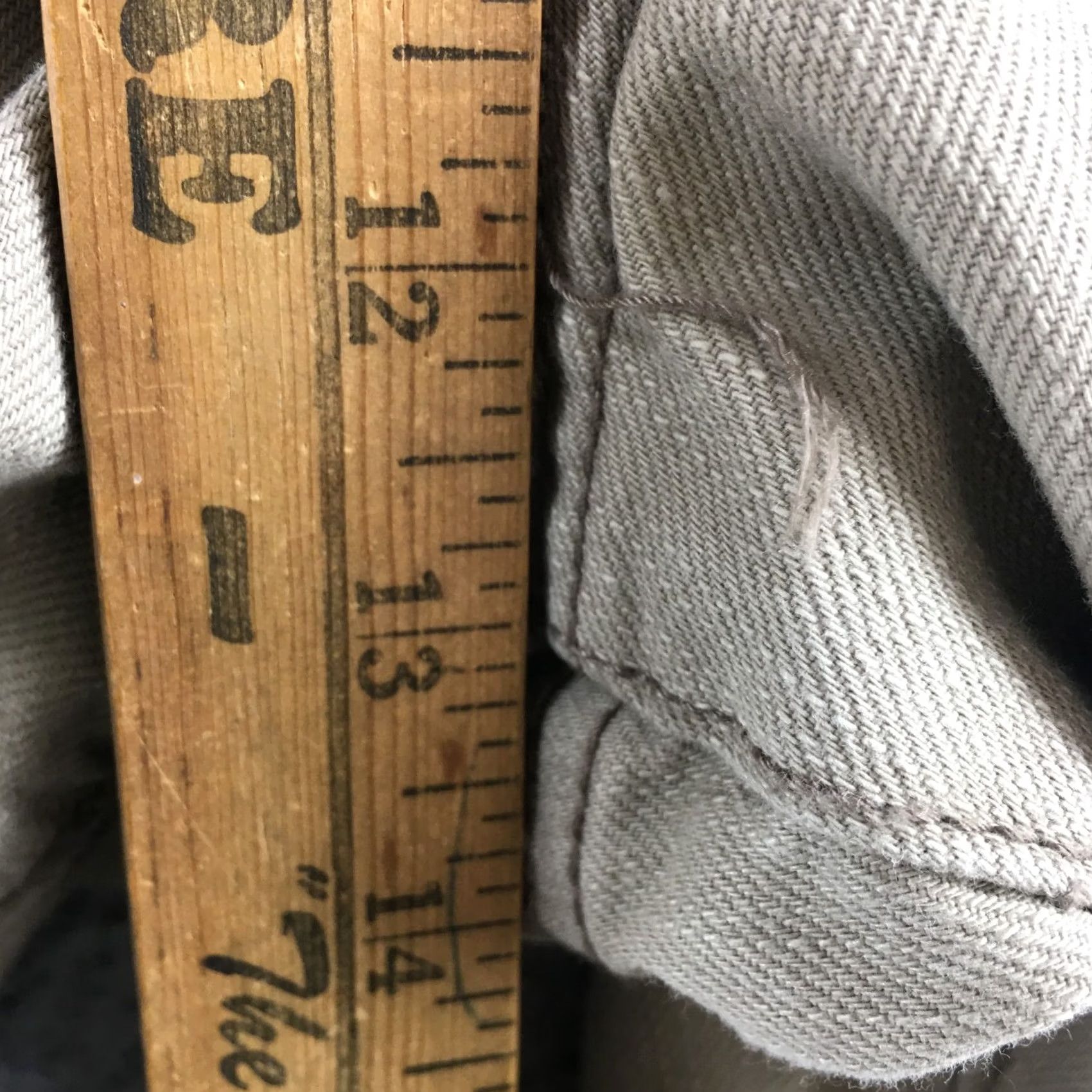 Calvin Klein Calvin Klein Jeans Mens Straight Leg 40x32 Beige Denim Cotton 5-Pocket Regular Slim Jeans Boys Mens? Size US 40 / EU 56 - 6 Thumbnail