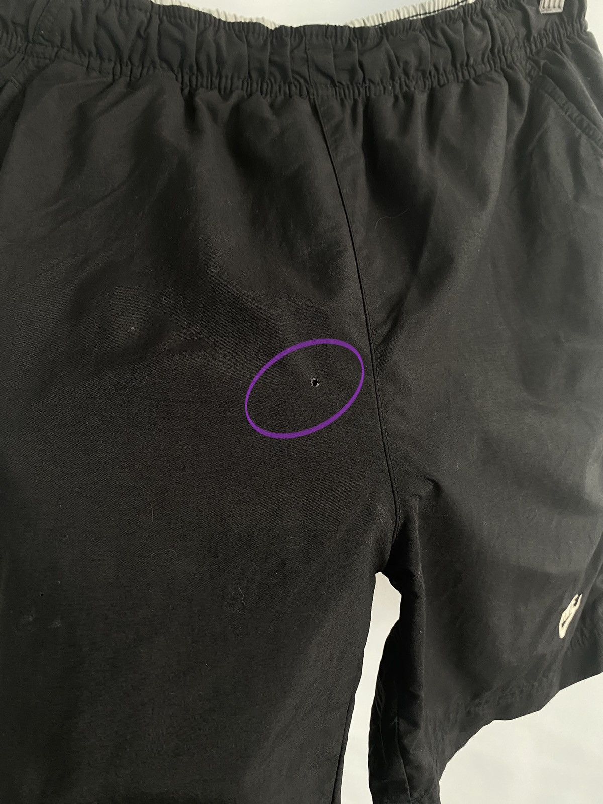 Nike 🇺🇸 Vintage 90s Nike Nylon shorts swoosh logo street wear dril Size US 32 / EU 48 - 7 Thumbnail