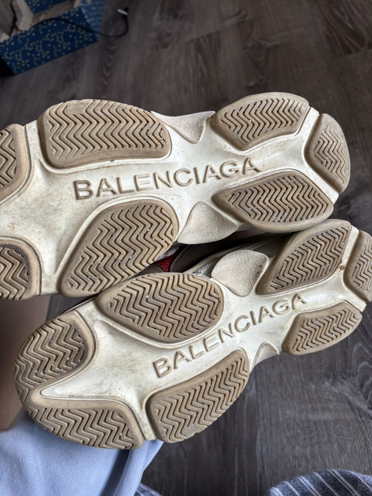 Balenciaga Balenciaga Triple S 'Blue Red' Size US 9 / EU 42 - 7 Thumbnail