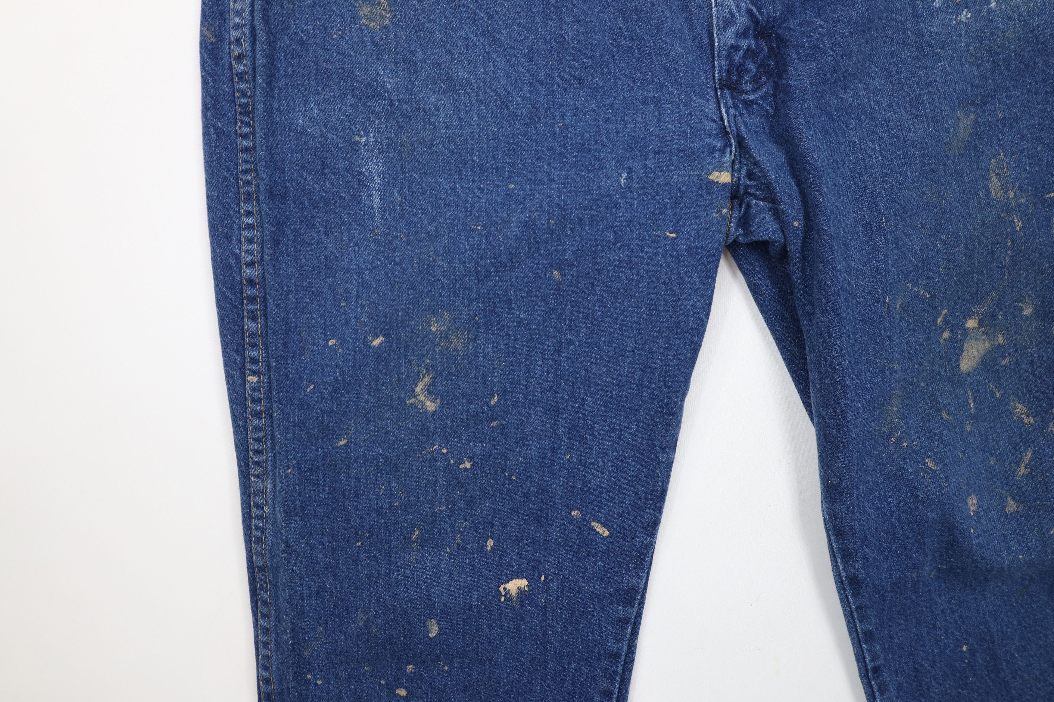 Vintage Vintage 70s 80s Streetwear Straight Leg Denim Jeans Blue USA Size US 34 / EU 50 - 7 Thumbnail