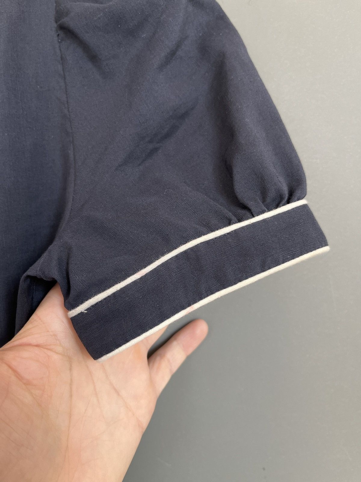 Other Martin Grant Vintage Style PinUp Long Navy Blue Dress Size XS / US 0-2 / IT 36-38 - 11 Thumbnail