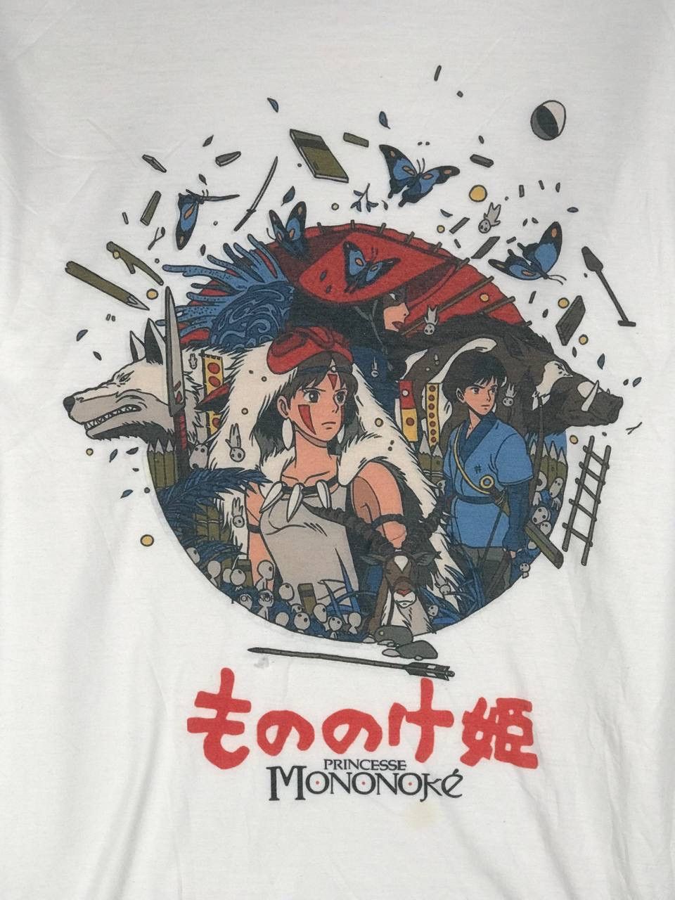 Studio ghibli princess mononoke anime Short Sleeve T Shirts