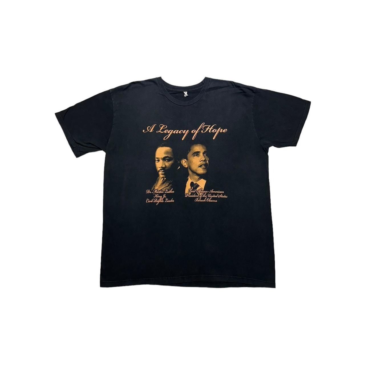 Hanes × Vintage Black History Inauguration Day T-Shirt Size US XL / EU 56 / 4 - 2 Thumbnail