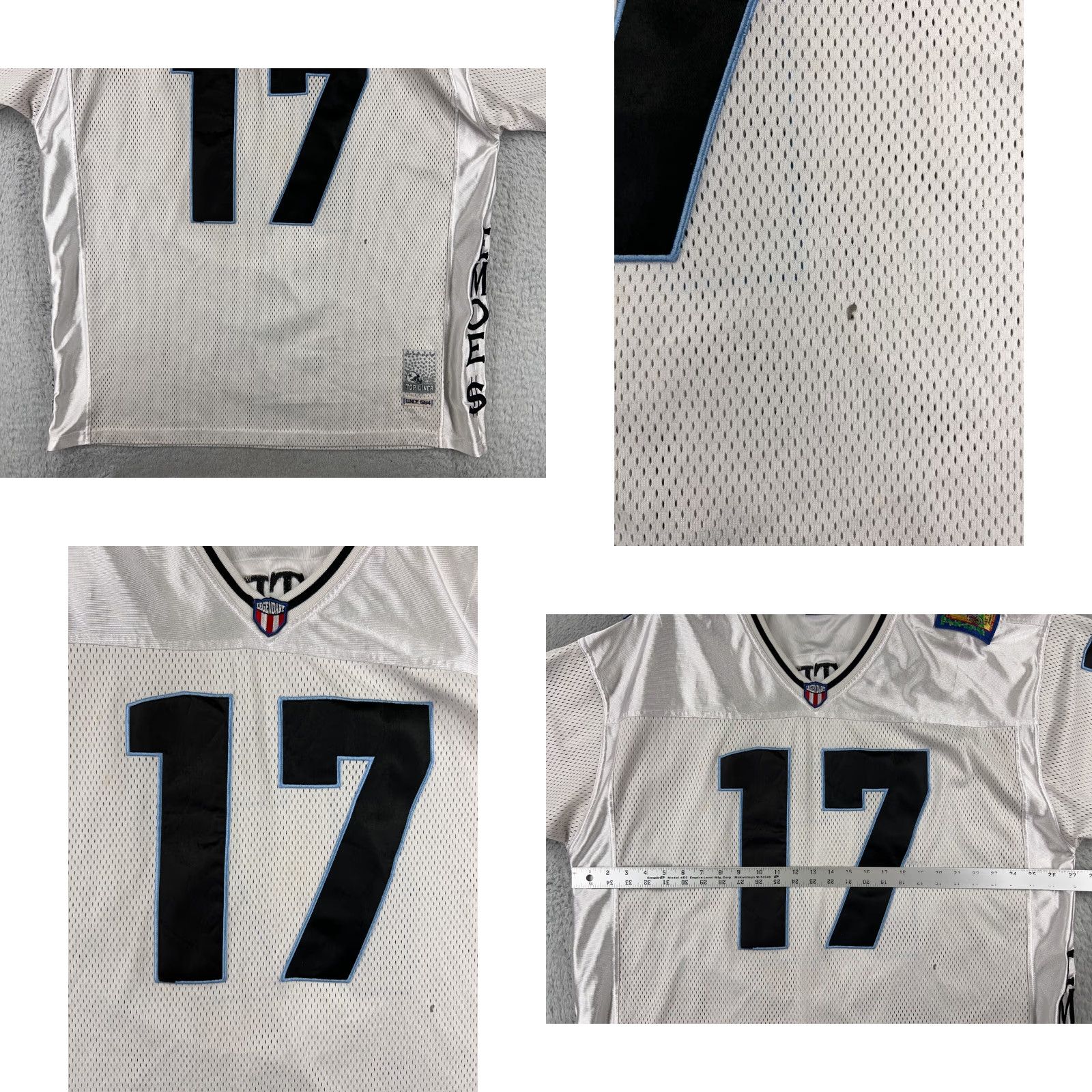 Vintage VINTAGE DELF Jerseys Adult 3XL White Nike Shirt? Size ONE SIZE - 8 Thumbnail