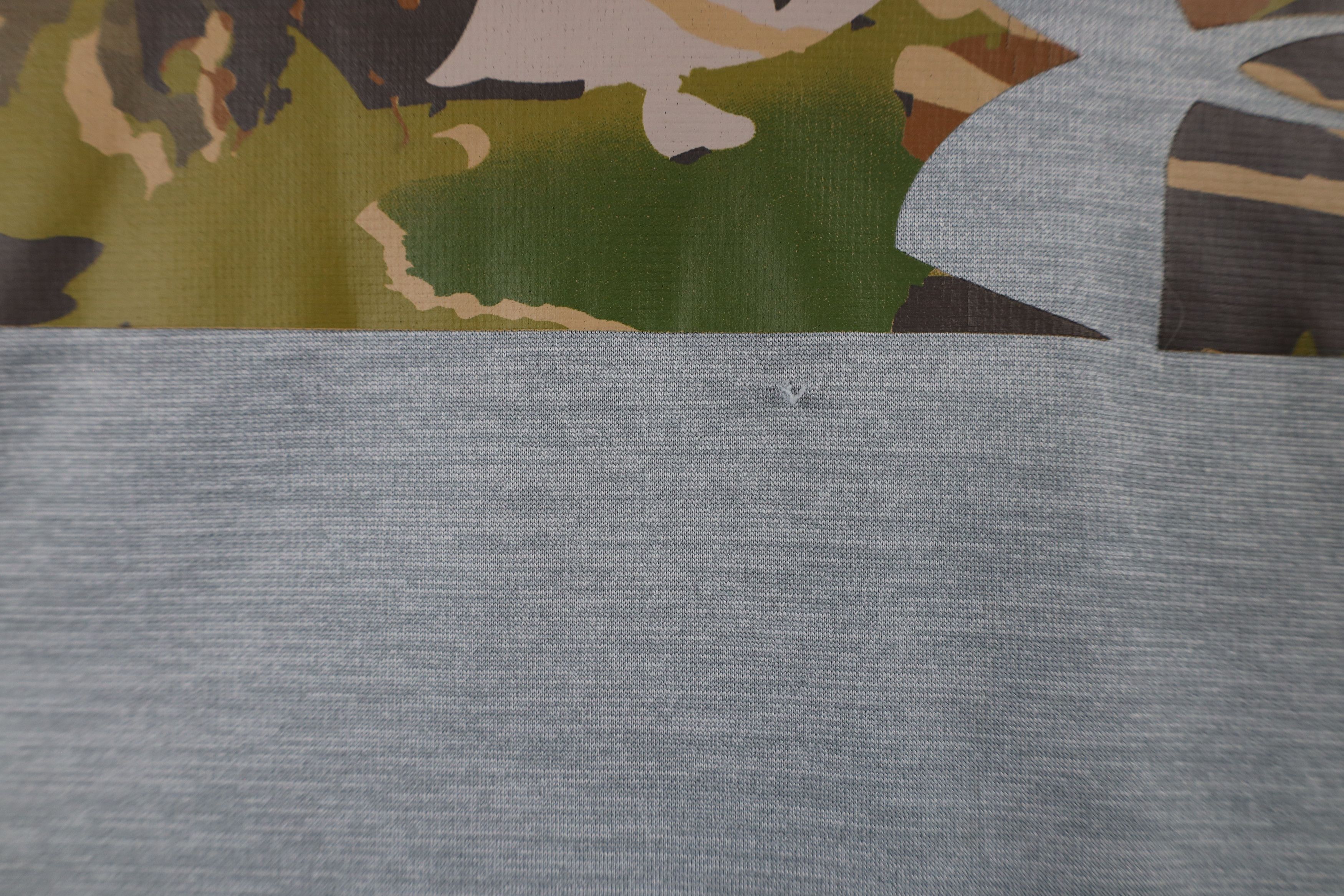 Under Armour × Vintage Under Armour Spell Out Camouflage Hoodie Sweatshirt Gray Size US M / EU 48-50 / 2 - 6 Thumbnail