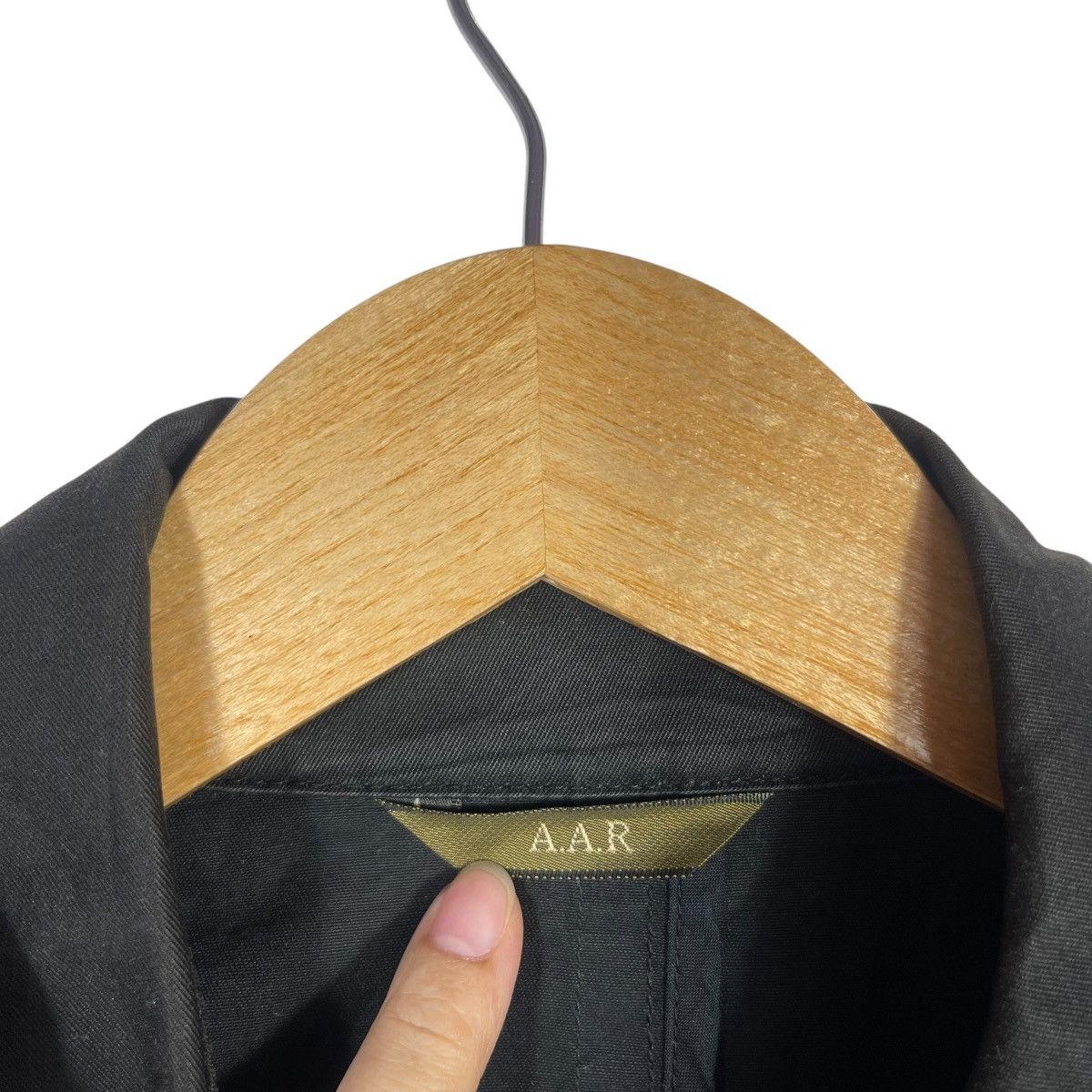 Vintage A.A.R Against All Risks Black Coat Minimal Designer Size US M / EU 48-50 / 2 - 3 Thumbnail