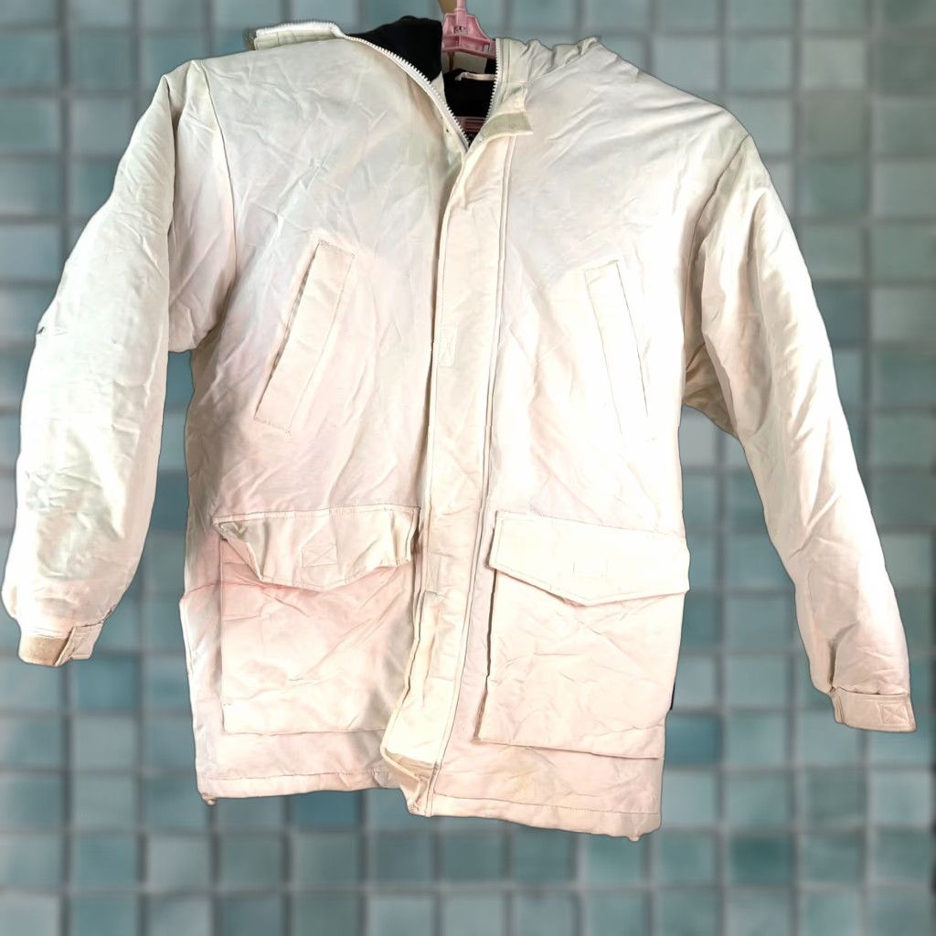 Vintage VINTAGE ubug Heavy Parka Mens Size M White Faux Fur Hood Jacket Size US M / EU 48-50 / 2 - 1 Thumbnail
