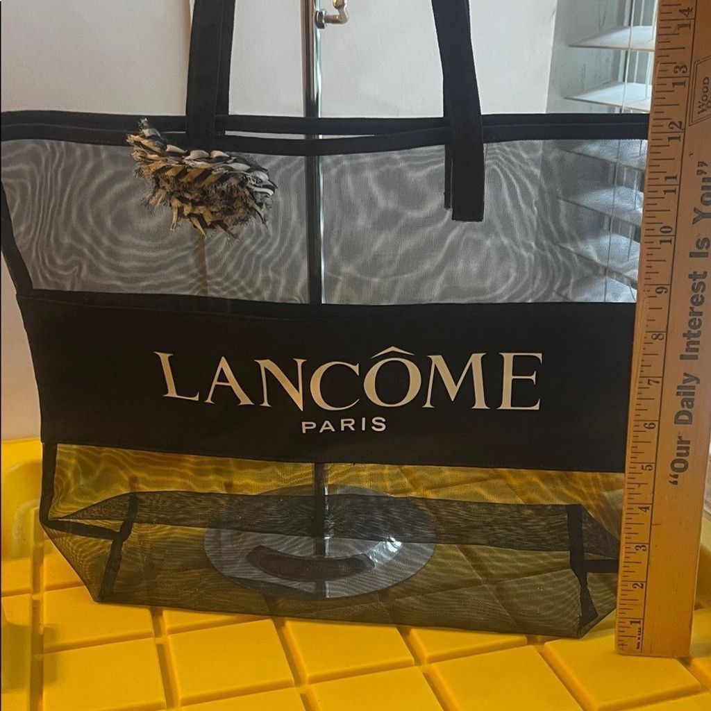 Other Lancôme Paris Black and White Mesh Tote Bag Size ONE SIZE - 4 Thumbnail