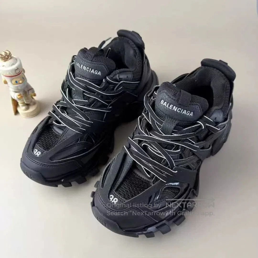 Balenciaga Balenciaga Black Track Casual Sneakers Size 38. Size US 7 / EU 40 - 1 Thumbnail