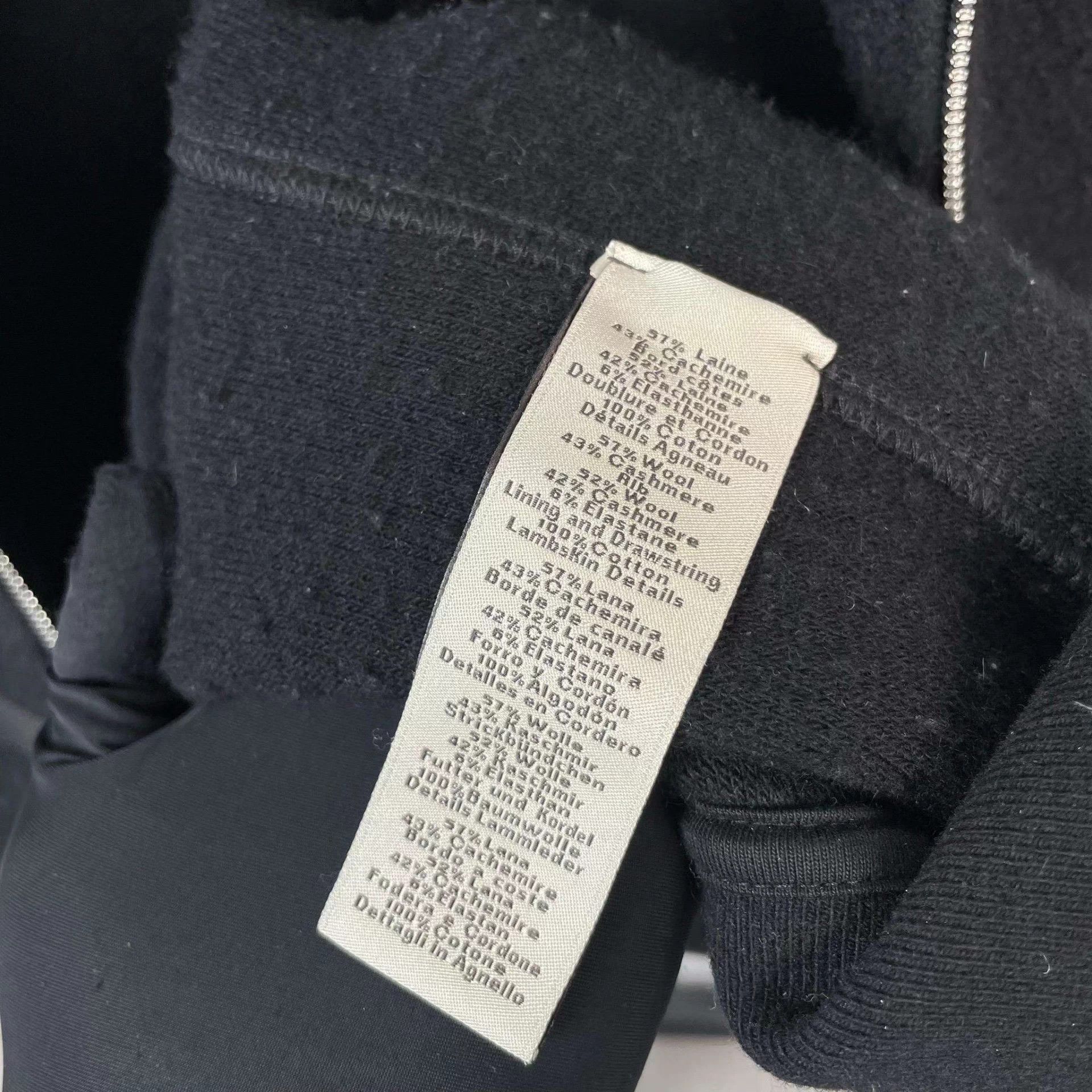 Hermes Hermès Wool Coat XL Black Size US XL / EU 56 / 4 - 4 Thumbnail