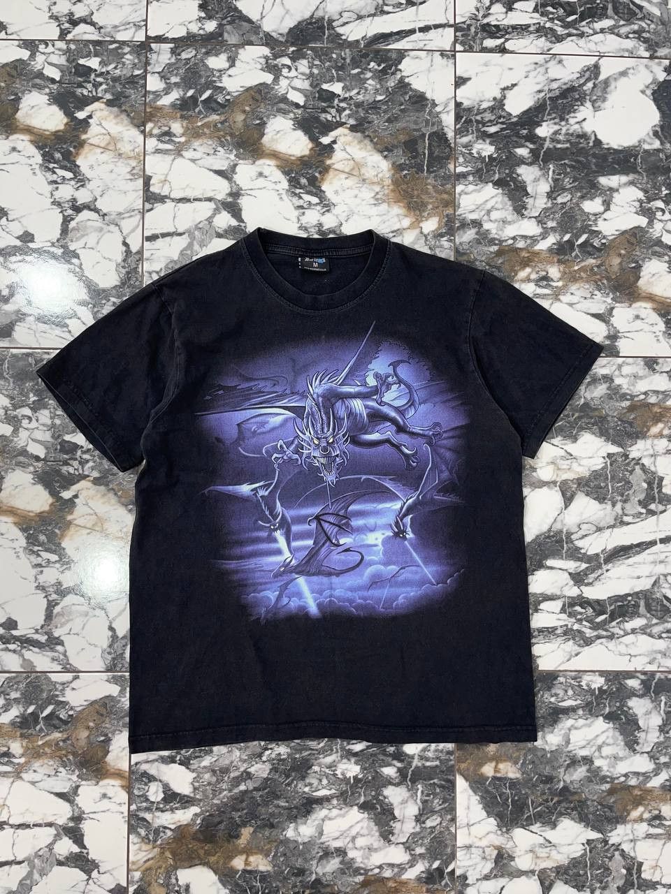 Other Doc Blac Y2K Vintage T-Shirt–Black with Purple Dragon on Size US M / EU 48-50 / 2 - 1 Thumbnail