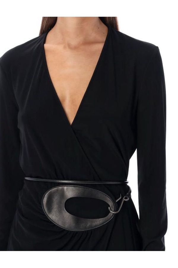 Tom Ford o1w1db10225 ABJ715 Midi Dress in Black Size XS / US 0-2 / IT 36-38 - 3 Thumbnail