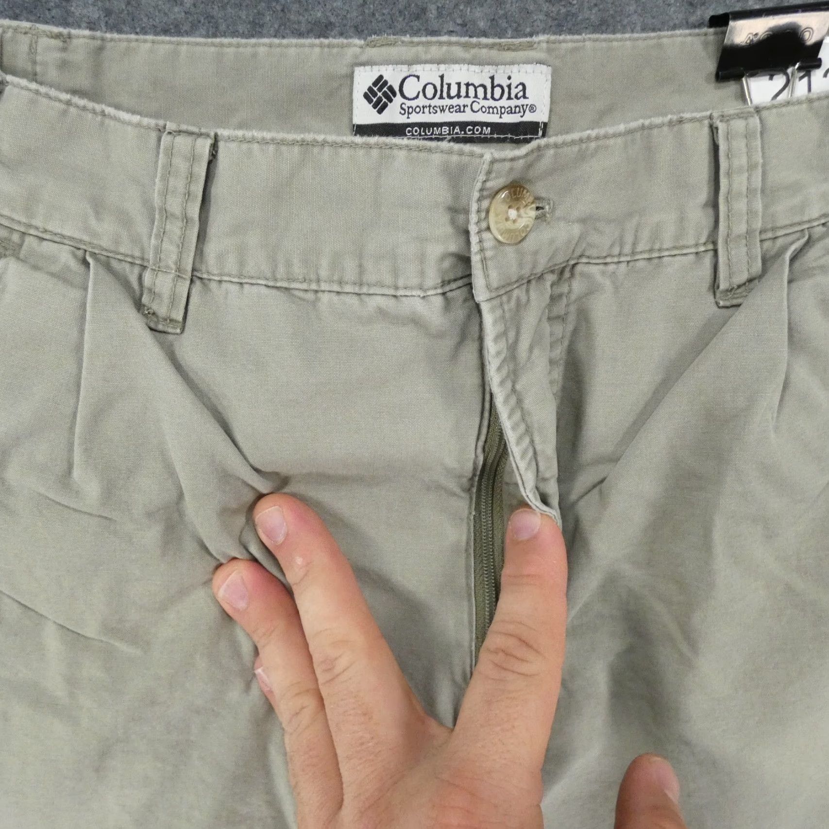Vintage Columbia Shorts Mens 38 Cargo Flat Front Brown Outdoors Casual Size US 37 - 7 Thumbnail