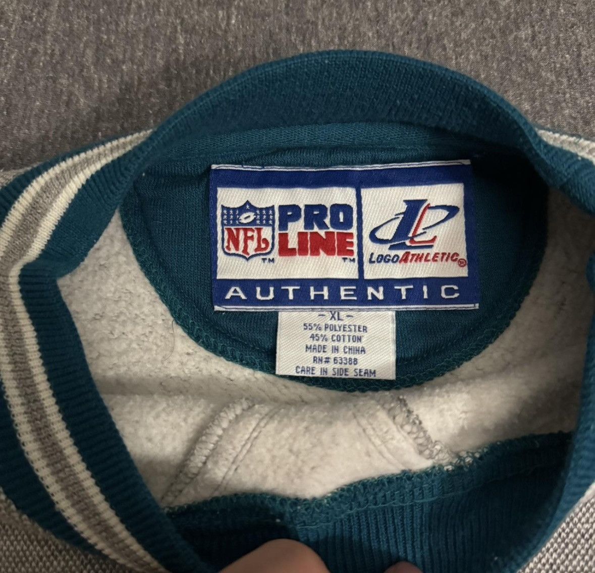 Logo Athletic Vintage Miami Dolphins Logo Athletic Pro Line Sweatshirt Size US XL / EU 56 / 4 - 4 Thumbnail